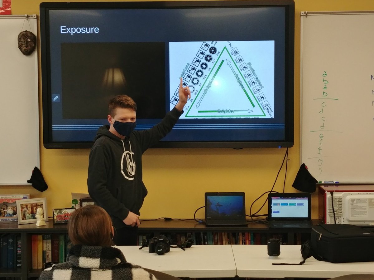 SpanglerCCLS's tweet photo. More eighth grade demonstration speeches! @CCLSChargers https://t.co/XFSitMX7k8