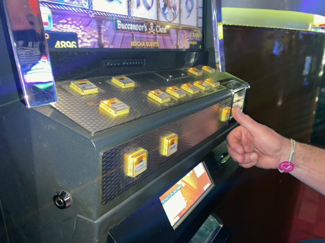 TouchLESSGaming's tweet photo. Very pleased to announce that our first live casino trial has started: excited to bring our #touchless button solution to the global #casinoindustry. To learn more, visit https://t.co/a3cGFJ80pn #contactless #covidsafe #PPE https://t.co/gDQZyAcYAH