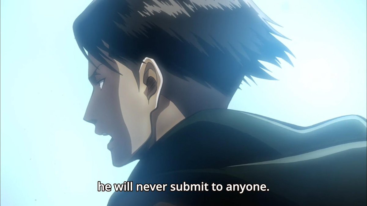 In the visual novel, we get to see Levi’s perspective about Eren and how he sees him as a monster with fearsome beauty. He knows Eren and yet still wants to protect him, is the first to understand him and still treat him like a comrade instead of what he was.