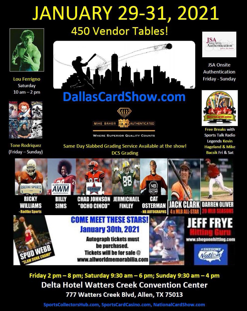 Dallas Card Show this weekend!!!