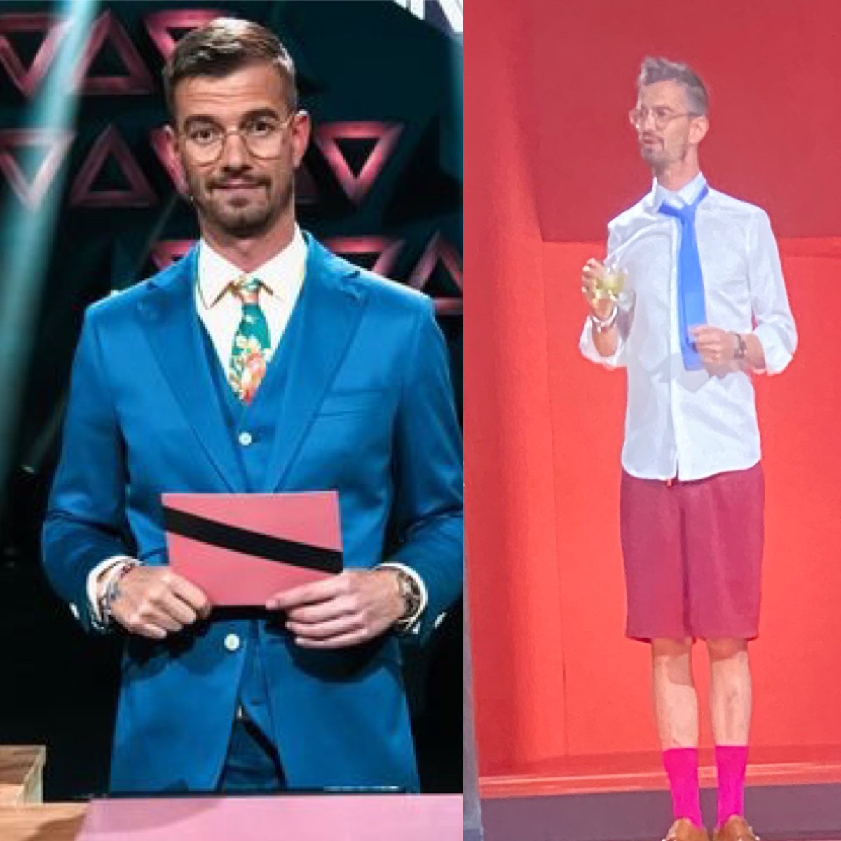 #WSMDS <a href="/herbstblond/">Thomas Gottschalk</a> <a href="/officiallyjoko/">joko winterscheidt</a> <a href="/PalinaRojinski/">Palina Rojinski</a> <a href="/Elyas_MBarek/">Elyas Mbarek</a> 

how it started             how it's going