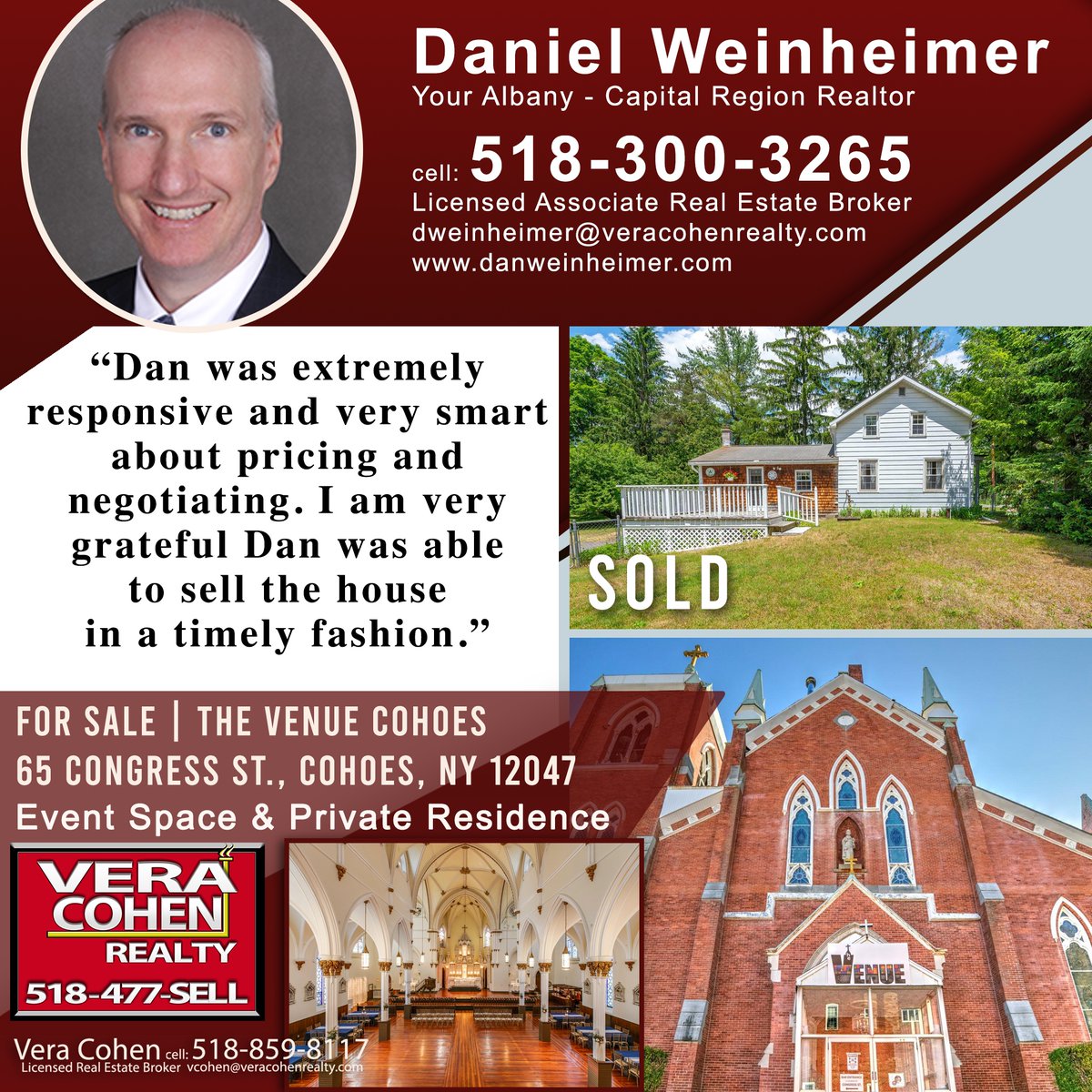 VeraCohenRealty's tweet photo. Another thrilled client says it best, "...Professional, accommodating, and compassionate person..." Dan has countless positive reviews all gained from his dedication and passion for each transaction. Dan will go above and beyond for each client. #veracohenrealty #realtors https://t.co/3dqztwpzcC