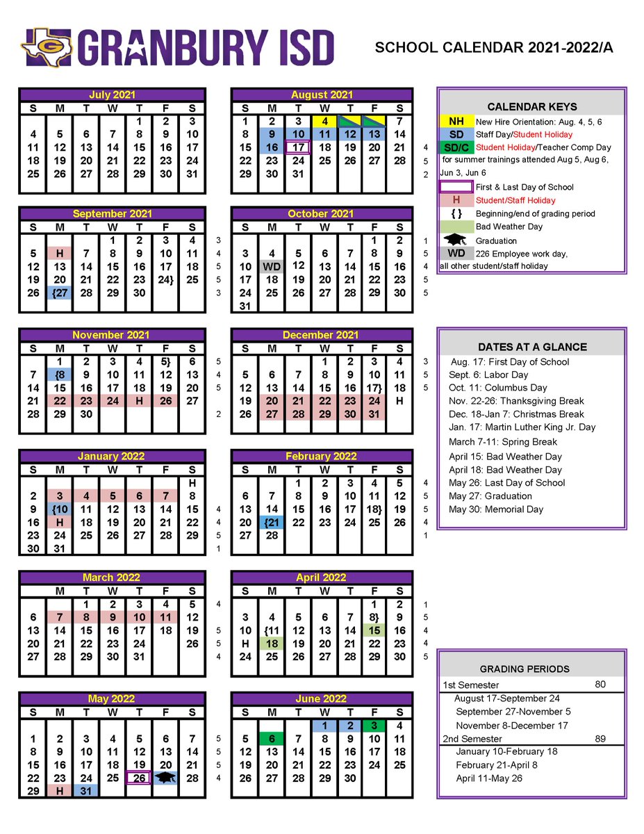 Granbury ISD tweet media