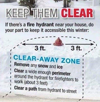 IowaCityFire's tweet photo. Hey Iowa City - hundreds of life-saving fire hydrants in our city are buried. Please help your Iowa City Fire Department by clearing your hydrant - so we can work fast when you need us! https://t.co/Fqp0fpSBRe