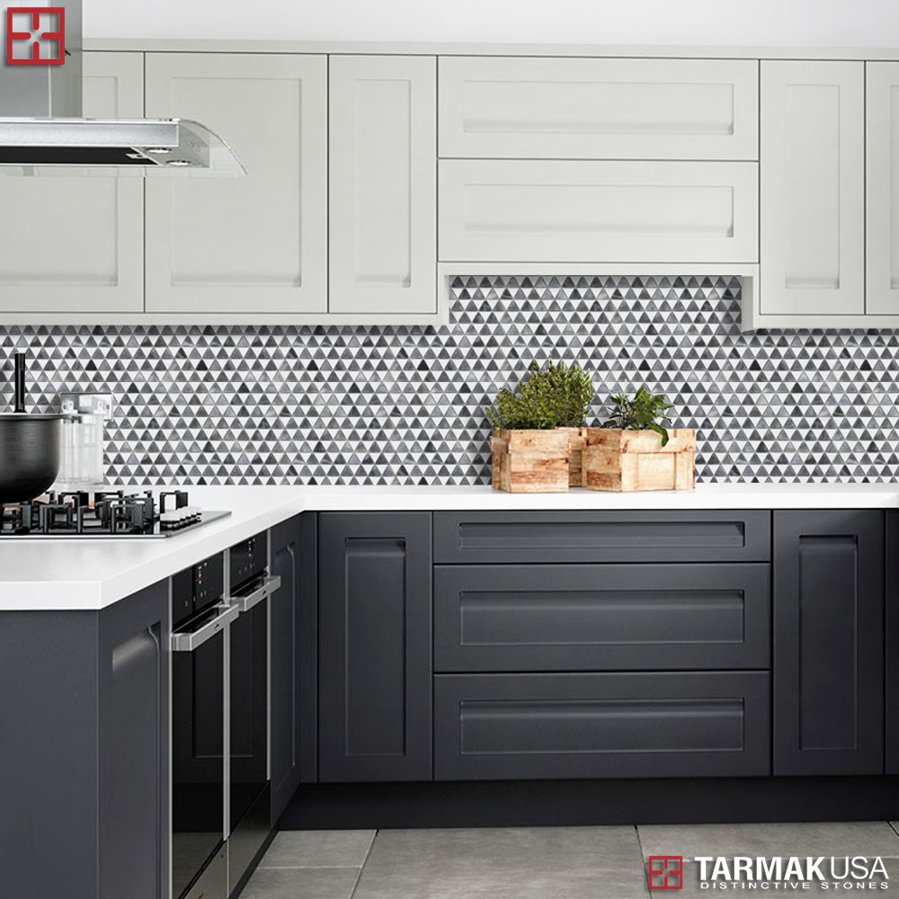 tarmakusa's tweet photo. Bring a unique look to your walls and backsplashes with the Diamantes mosaic collection. #tarmakusa #mosics #walltiles #kitchendesign #kitchenremodeling #interiordesign #diamantesmosaics #biancodolomite #bardigliomarble #homeremodel #homerenovation #backsplash #backsplashideas https://t.co/eozrs5CabC