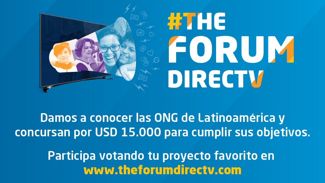 Estamos participando en el concurso #theforumdirectv que le da voz a las organizaciones para dar a conocer sus historias. Dejanos tu voto! poné tus Manos en Acción!  VOTA AQUÍ bit.ly/3plMUO8 
@GeneracionDTV