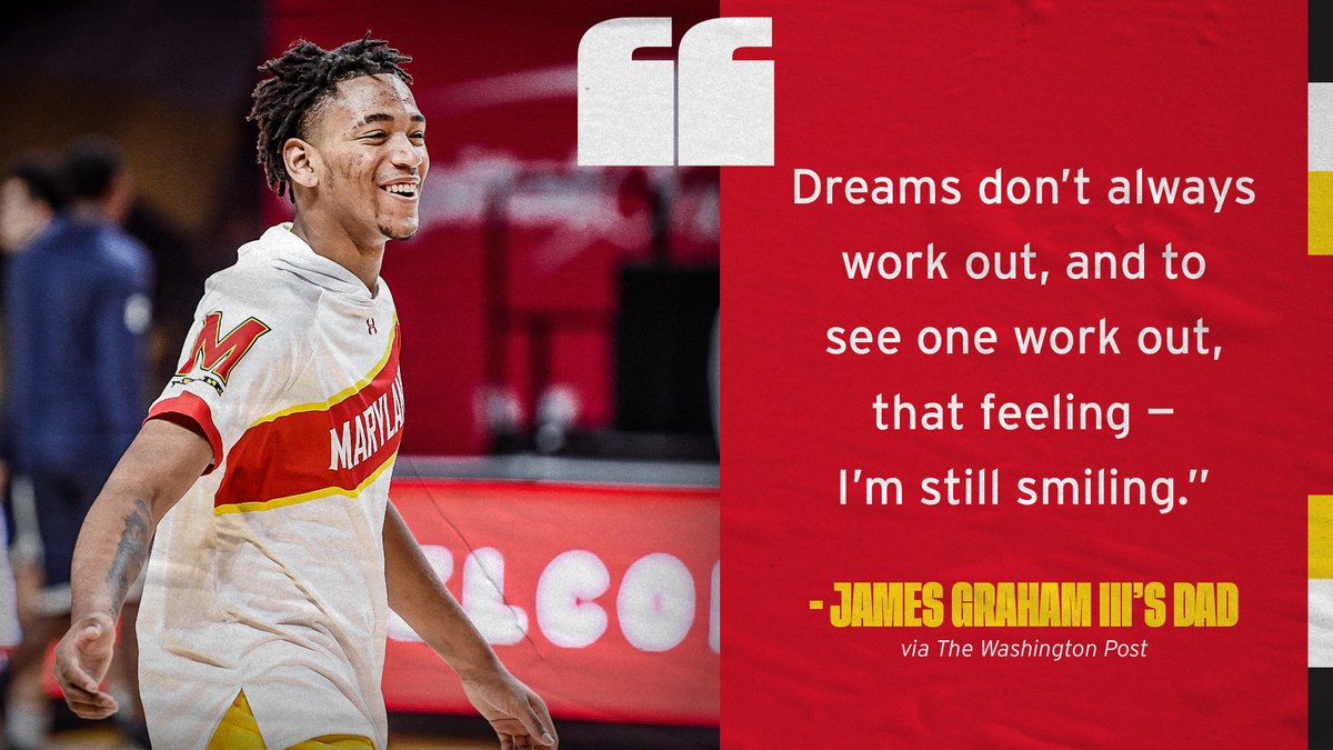 The youngest player in the Big Ten.

17-year old <a href="/JamesGrahamIII2/">no one</a> is living out his dream ahead of schedule.

➡️ ter.ps/jgwp