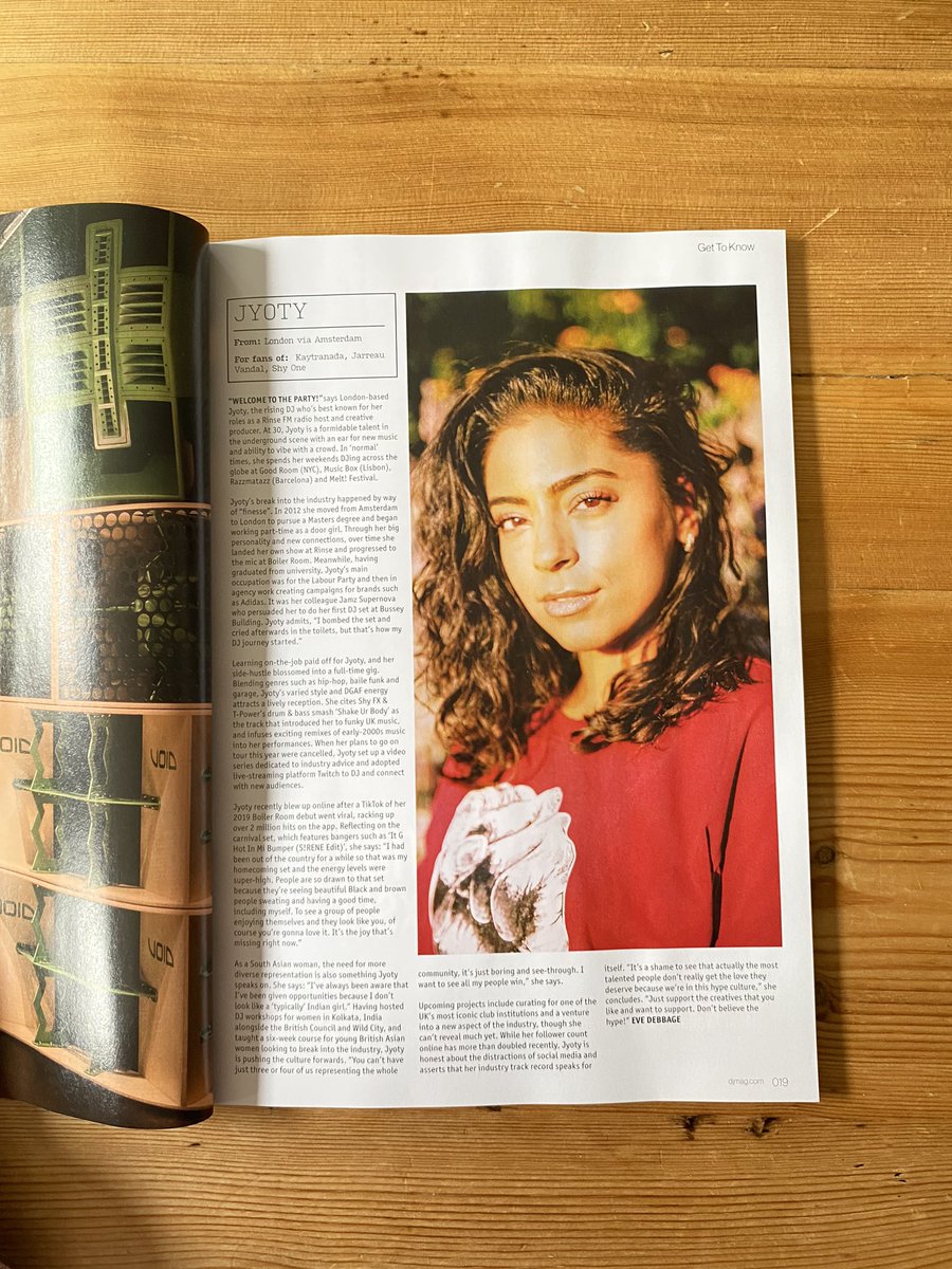 Dealt with 4 big rejections in the last 7 days and I got reminded today to be grateful. In <a href="/DJmag/">DJ Mag</a> with words from @EveDebbage ❤️ i give my 2019 <a href="/boilerroomtv/">BOILER ROOM</a> credit to the hype crowd and chat about South Asian representation and more. Thank you all so much ✨