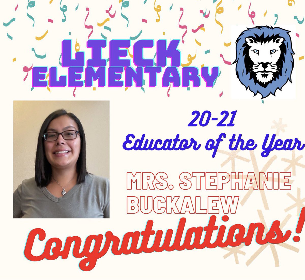NISDLieck's tweet photo. 2020-2021 Lieck Elementary Educators of the Year! They are SIMPLY THE BEST and they make us PROUD!! ♥️🦁 @BuckalewMrs @BrittPTeaches https://t.co/aHAmCNbEU4