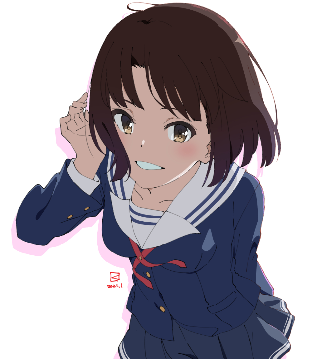 加藤恵 「なんだかなぁ…… 」|くえるのイラスト