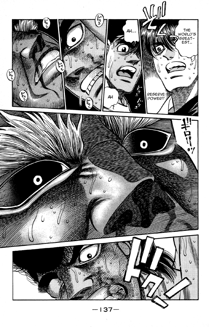 There's this moment of dread when everyone realizes that if Taka can enter this "state", Hawk might be able to as well. When he does, everyone gasps. If Taka could handle Hawk with ease, then what could Hawk do?