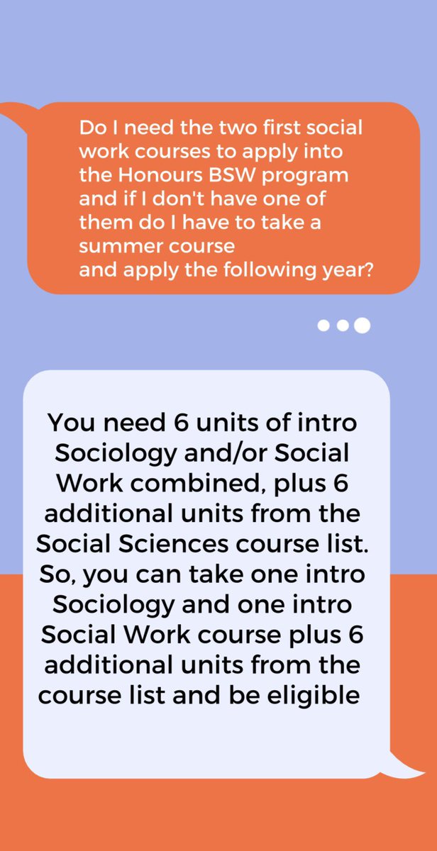 MacSWSC's tweet photo. Thank you to everyone who participated in our Social Work Admissions Test Q&amp;A, below are some frequently asked questions. If you have any additional questions do not hesitate to reach out to SWSC or Tammy Maikawa https://t.co/I2XF8CvSr1