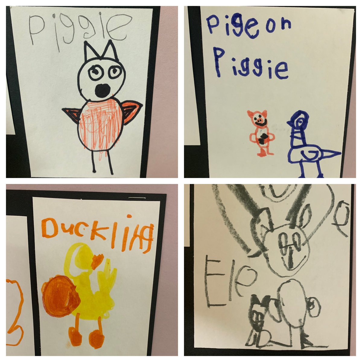 StCharlesECSD's tweet photo. Our kindergarten class loves @MoWillems ! Students have been busy exploring the magical world of art and reading through their author study. #ECSDFaithInspires https://t.co/ji3UdFPoVz