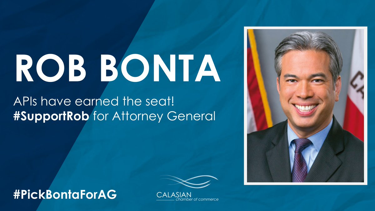 calasiancc's tweet photo. Fellow #AAPI legislator Asm. @DavidChiu shared his support for @RobBontaCA below:

“He has the experience, judgement, integrity, and leadership skills to be a great Attorney General”

#SupportRob at https://t.co/ZmQKHDn1ts and #PickBontaforAG on your social media! https://t.co/J84AYbyZIw
