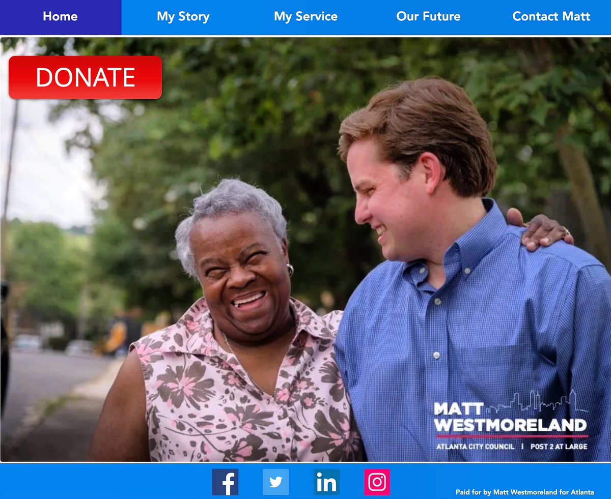 WestmorelandATL's tweet photo. Excited to announce that I’m seeking a second term to continue serving as the Post 2 At-Large Member on the Atlanta City Council.

Proud of what we’ve accomplished, but there is more work to do.

Read more about our last four years and the campaign ahead: https://t.co/PxGl4Aye4J https://t.co/zZOq6RCrz4