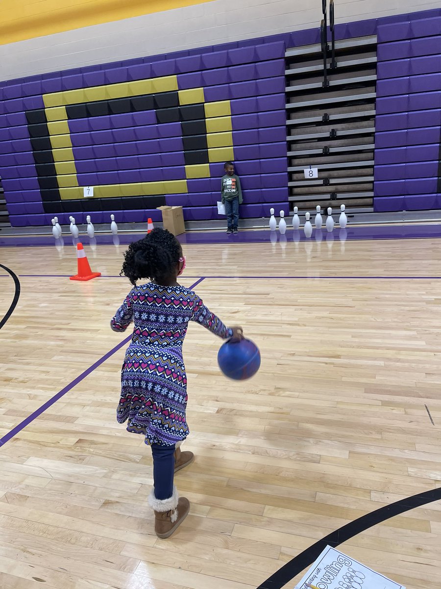 Mrs. Bright’s kindies loved Subtraction bowling with Coach Blair! 🎳 <a href="/BrightDishman/">Mrs. Lauren Bright</a> <a href="/Coach_JBlair/">Joe V. Blair</a> <a href="/dishmanmcginnis/">@dishmanmcginnis</a>
