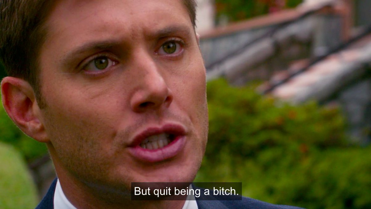 while we're at it. dean after killing amy (sam's monster friend he mistrusted) vs. sam after benny is killed (dean's monster friend he mistrusted). feat dean lowkey blaming sam for his hallucinations