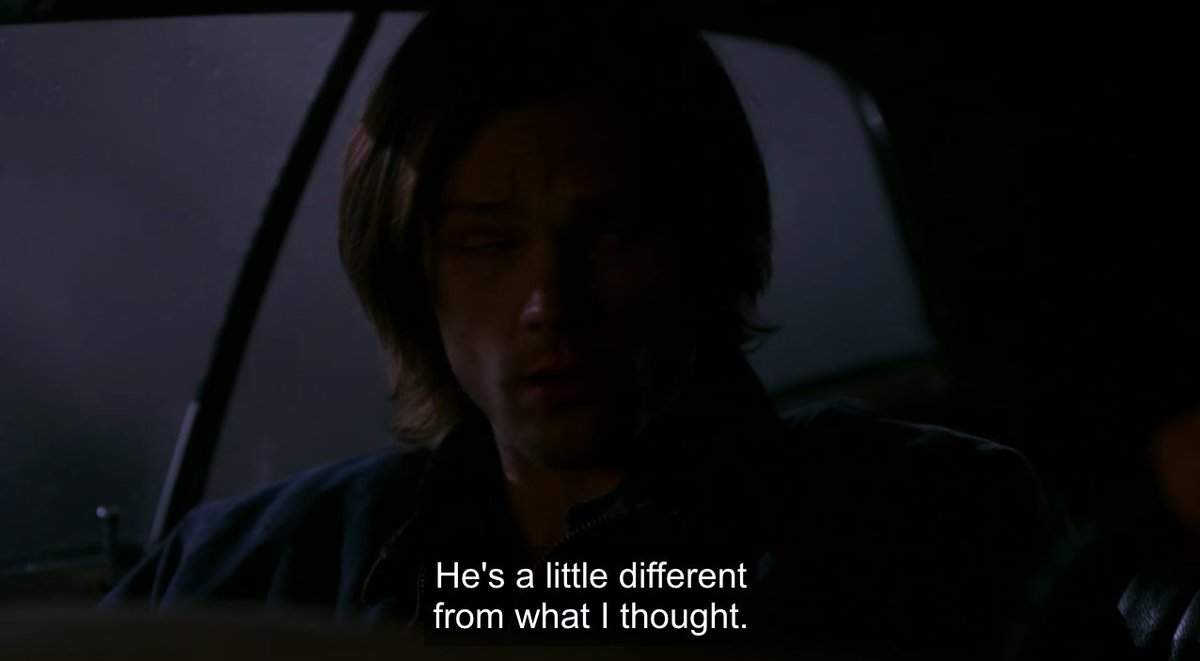 while we're at it. dean after killing amy (sam's monster friend he mistrusted) vs. sam after benny is killed (dean's monster friend he mistrusted). feat dean lowkey blaming sam for his hallucinations