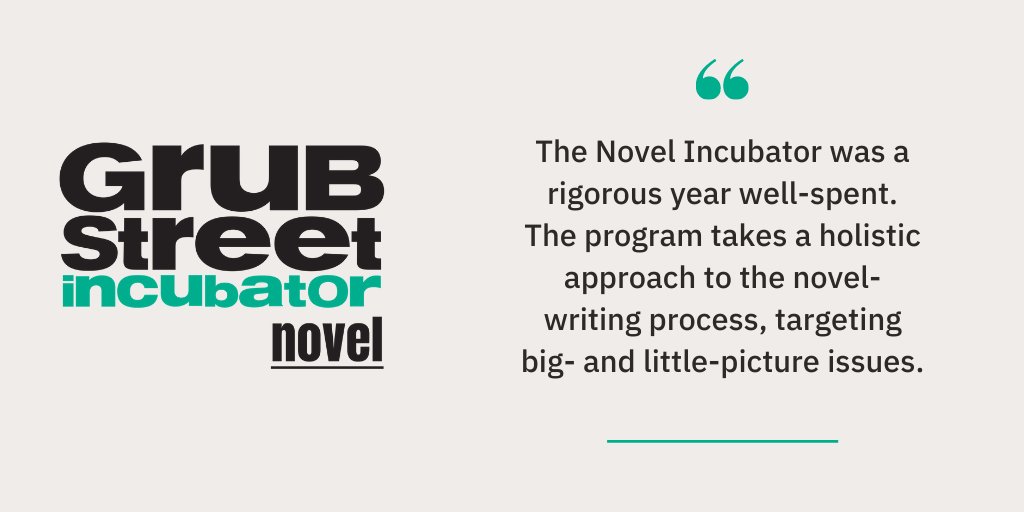 GrubWriters's tweet image. Ready to get your #novel out into the world? Applications for the 2021-2022 Novel Incubator are now open! To learn more about the Novel Incubator program, visit ow.ly/GRon50CNsXg