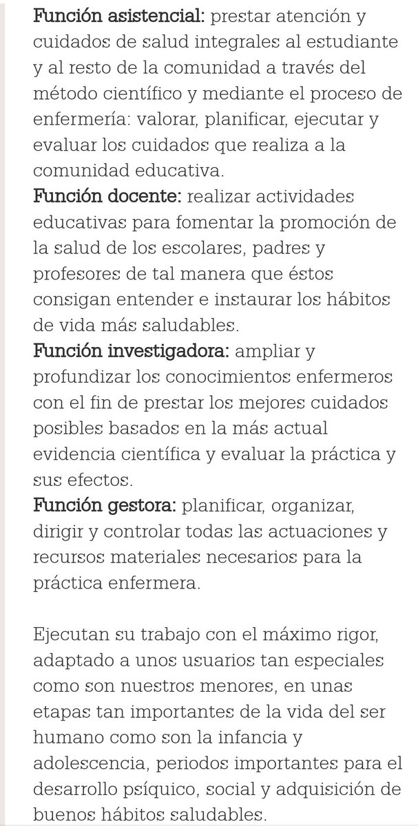 #eduhora270 #enfermeríaescolar #funciones