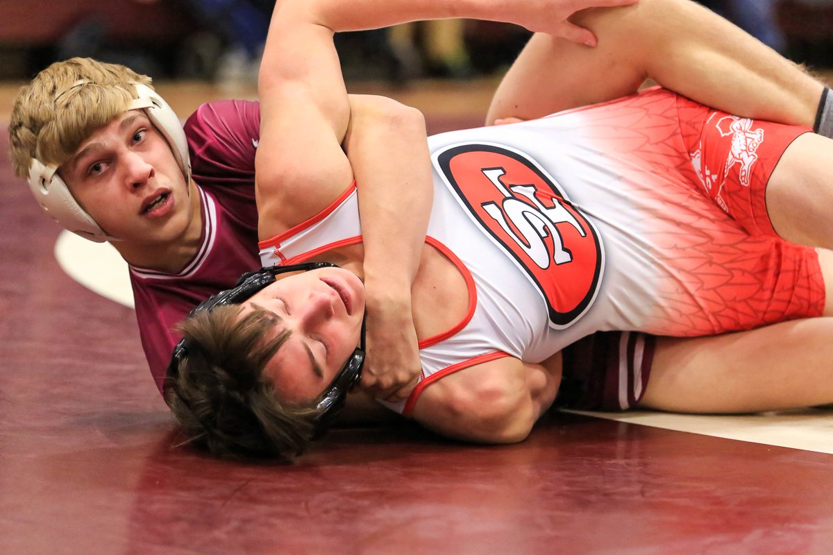 amm703's tweet photo. @SJCIAthletics Wrestling vs SF 1/26/2019 #PandemicThrowback https://t.co/O5PpjXMSGb