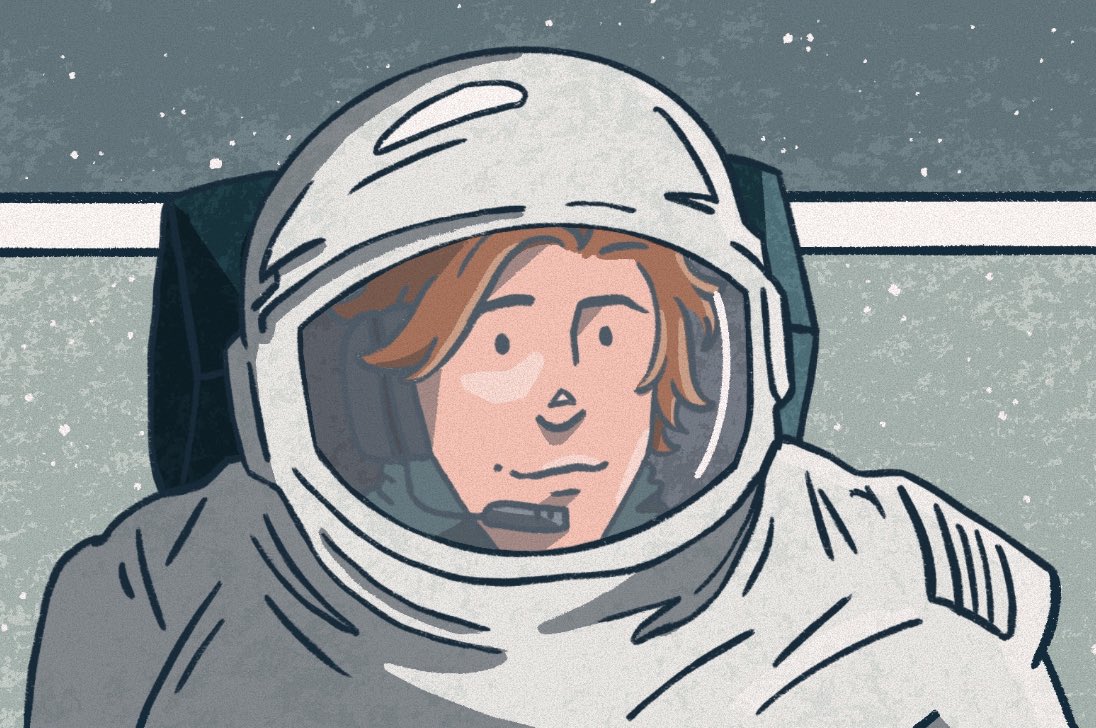 cherryconke's tweet photo. and a couple of my favorite details:
- the constellation cygnus
- teeny tiny felix
- handsome astronaut sylvain https://t.co/T8UW79W6cS