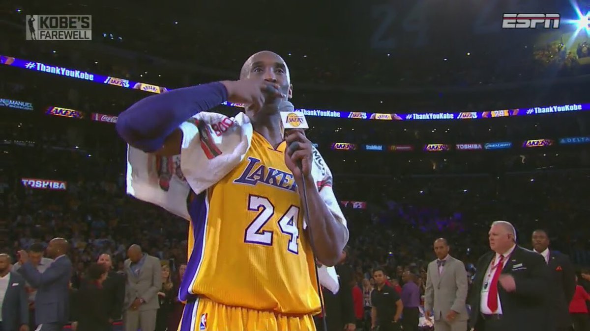 JCBOYD_SPORT360's tweet photo. El ULTIMO JUEGO DE KOBE 🏀
esta noche su retransmisión
8pm por ESPN #Lakers #LakersFans #KobeFans #LaMaquina
El día que se despedía de la NBA
metiéndole 60 puntos al Jazz https://t.co/YSEyqZMOjo