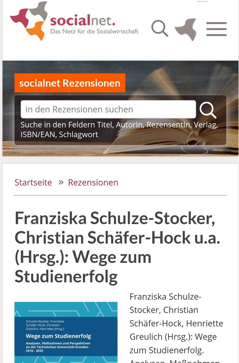 HockDoc's tweet photo. Erste ausführliche #Rezension unseres Buches: https://t.co/fsUpSE0OOr
#studienerfolg #Studienabbruch #studienberatung #thelem #TUDpress @tudresden_de https://t.co/Fk6hkynIAq