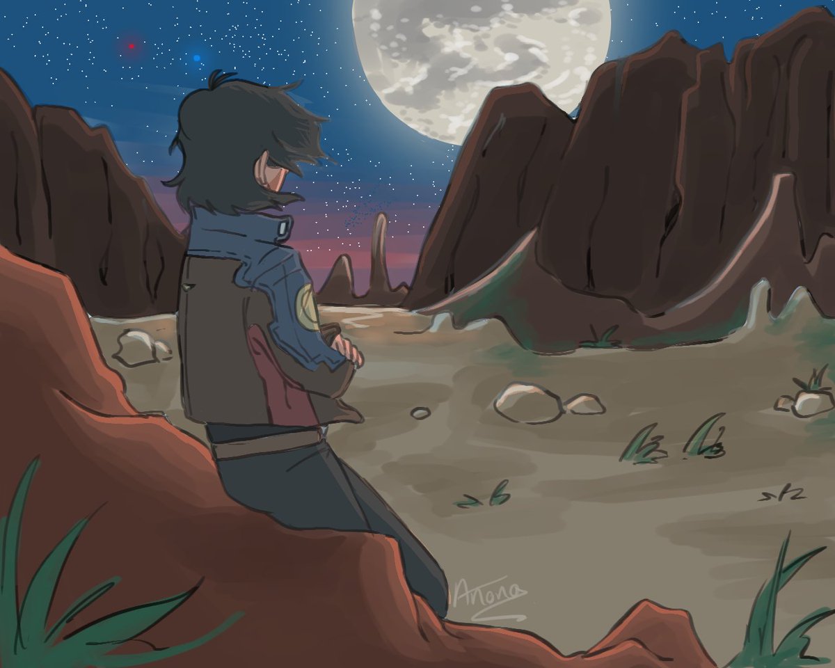 I was listening to one of those really relaxing 10 hour long piano compilations that always features some really beautiful art and this happened. 
#keithkogane #vldfanart #Fanart