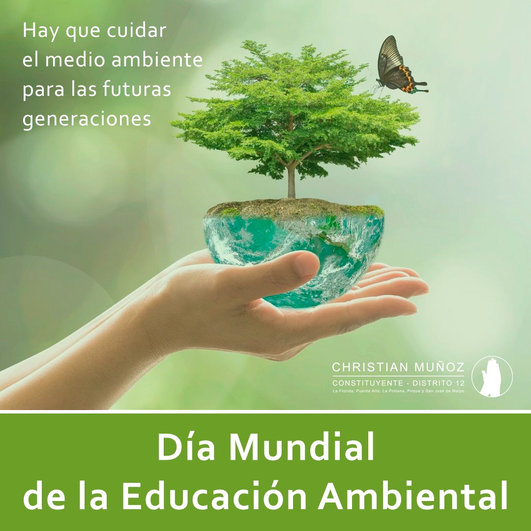Hoy, 26 de enero, se conmemora el Día Mundial para la Ed. Ambiental. Cabe mencionar que es prioridad impulsar en la #NuevaConstitución la consagración de derechos que incidan en esta materia. Ya que esto permitirá el resguardo del #MedioAmbiente , para las futuras generaciones.