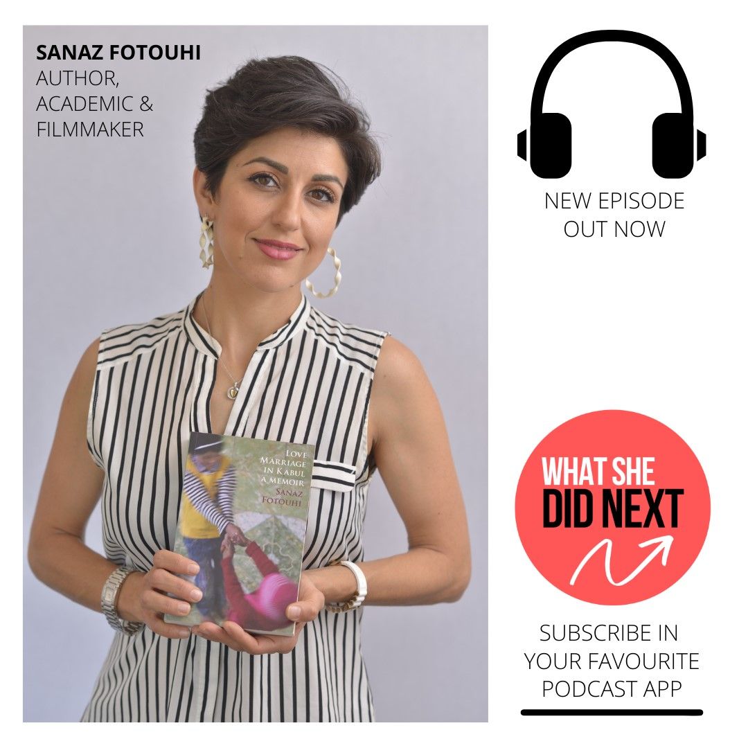 Love Marriage in Kabul: A Memoir author Sanaz Fotouhi is this week's guest of What She Did Next, an engaging podcast produced by <a href="/jacquiooi/">jacquiooi</a> and part of the <a href="/WomensAgenda/">Women's Agenda</a> Podcast Network.
⁣⁣⁣⁣Links here to listen and subscribe: buff.ly/3qRrZmk .⁣