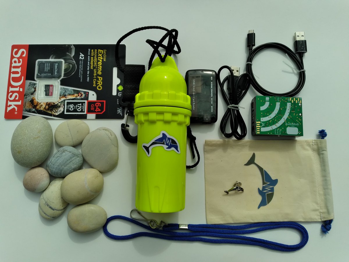 Cetalingua's tweet photo. We now have a new enclosure for our #CetaKit. Works much better, easier to use, more waterproof, can be at 2 meters depth. Excited about upcoming @AudioMoth official underwater enclosure and #UnderwaterMoth https://t.co/RgTRq02StV