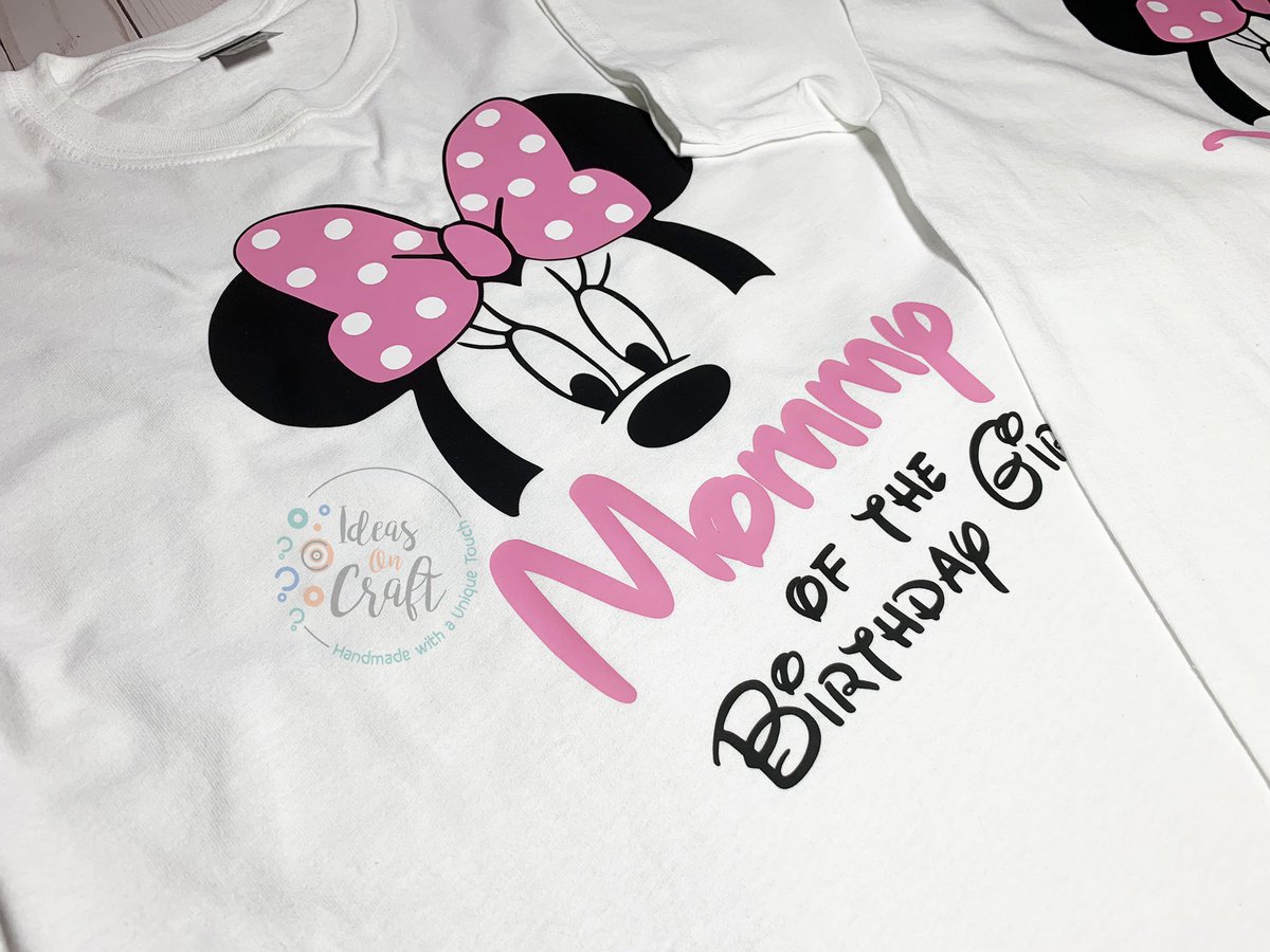 IdeasonCraft's tweet photo. 🥳 Custom Birthday T-shirts 🥳
.
.
Minnie Mouse Theme 🎈
.
.
.
#IdeasOnCraft #CustomTshirts #CustomTees #MinnieMouseTheme #BirthdayParty #TshirtsForWholeFamily #BirthdayGirl
#Handmade #CrafterLife #HandmadeWithAUniqueTouch #IdeasOnCraft✨💫 https://t.co/vL9tg0qLmZ