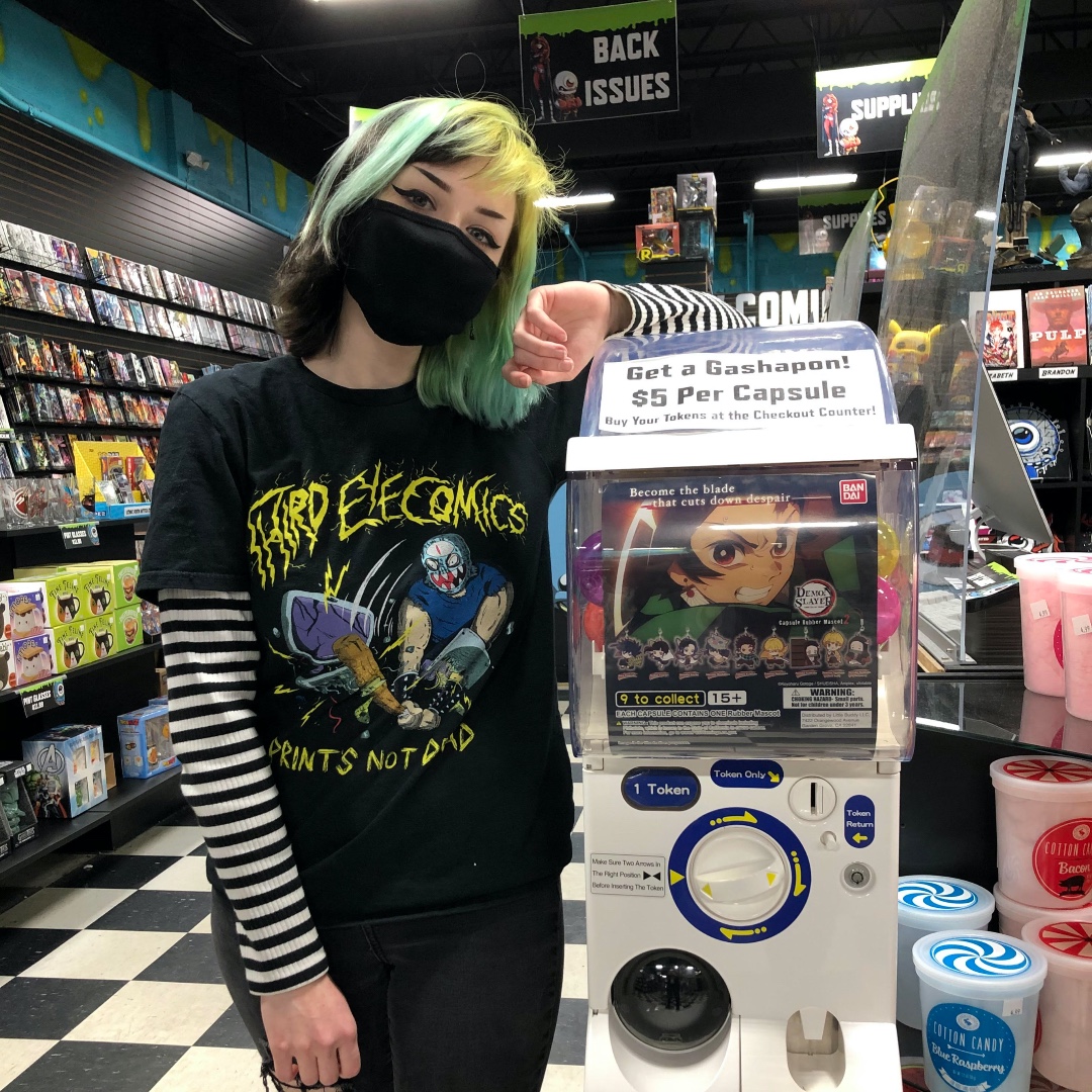 thirdeyecomics's tweet photo. Third Eye has gashapon! That's right, those awesome capsule machines are here, and filled with cool toys! Come and snag one! #gashapon #capsuletoys #capsulemachine #toycollector #toycollectors #buythirdeyeordie https://t.co/kY8ZpgOvZK