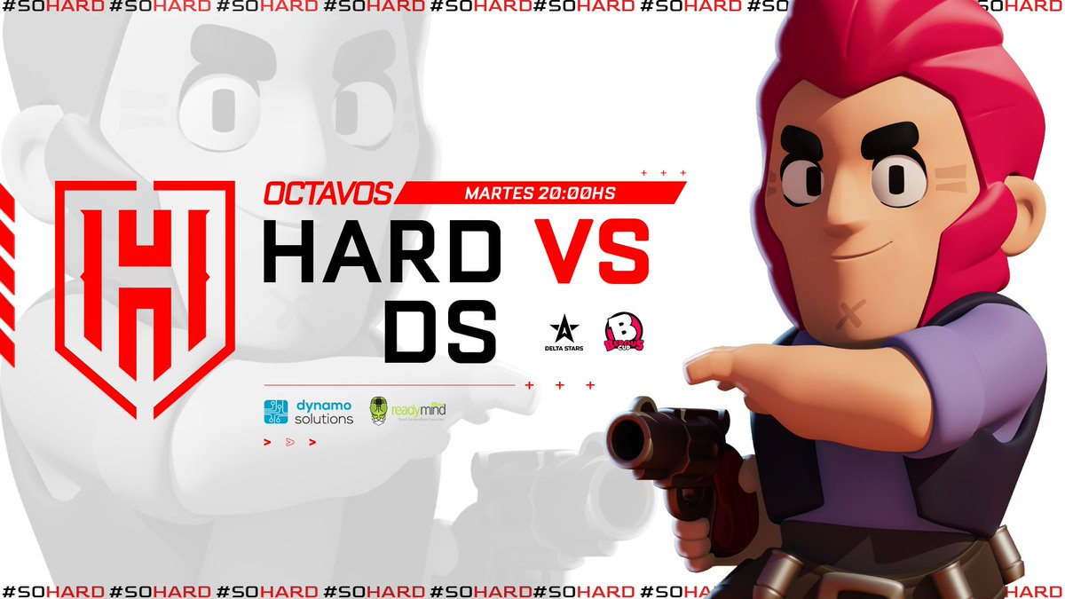 #BrawlStars | <a href="/Berous_Cup/">Berous Cup 📛</a> 🏆

¡Hoy jugaremos los octavos de final en la competencia!

🕣 20:00HS
🆚 <a href="/DeltaStarsGG/">Delta Stars</a> 

#soHard🇹🇹