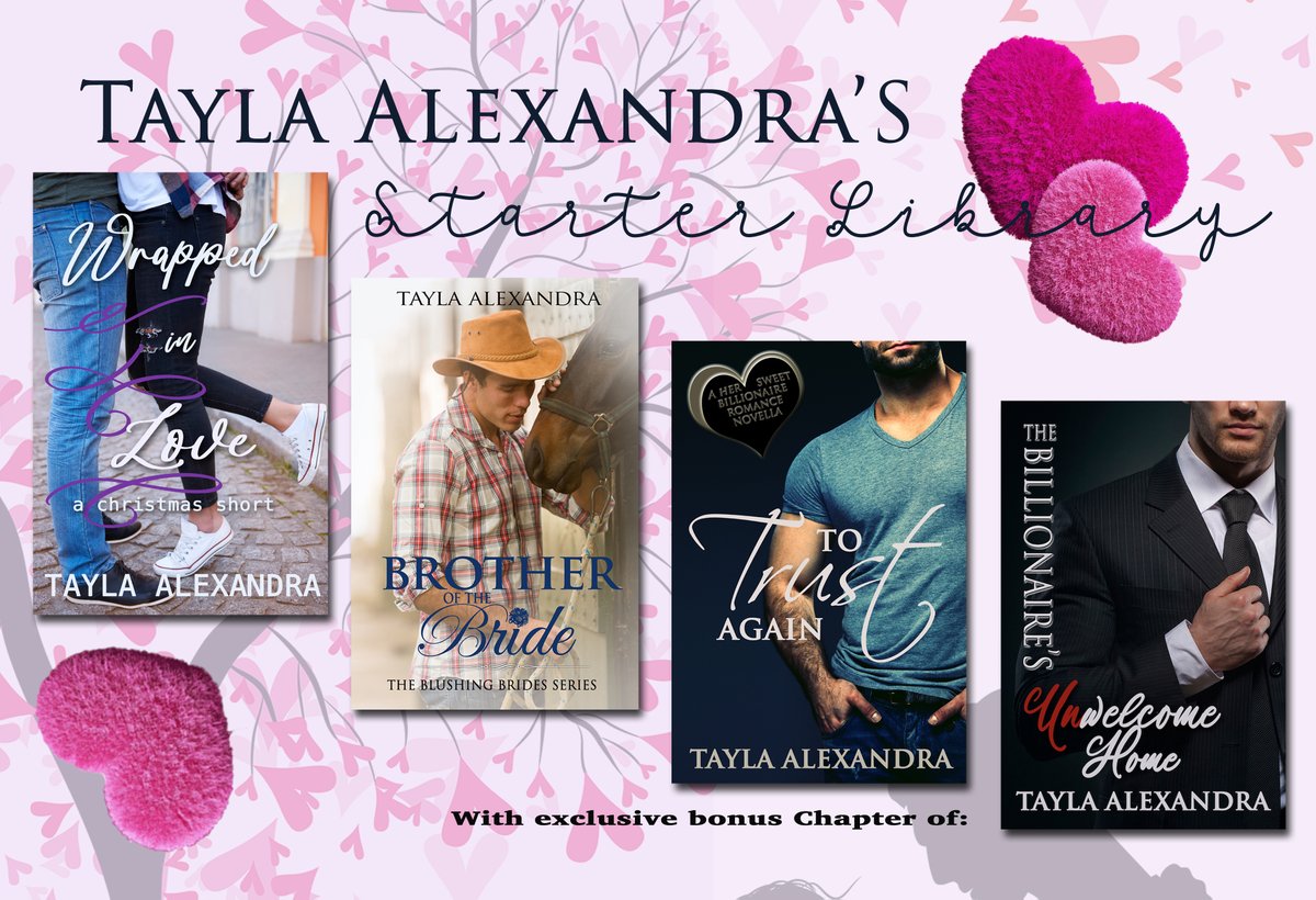 mrsbellaz's tweet photo. Sign up for Tayla Alexandra’s no spam newsletter to receive all three stories with exclusive content, and fun freebies.
https://t.co/nTkiZNgJRB…
#books #bookread #reading #read #christianauthor #author #christian #freebie #freebook #subscribe #follow #like #cleanread #freeclean https://t.co/QcGtZJGp10