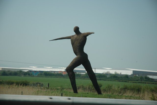 Hazzaaa___'s tweet photo. Lukaku takes penalties like that Willow Man sculpture next to the M5 https://t.co/crFylYhLEk