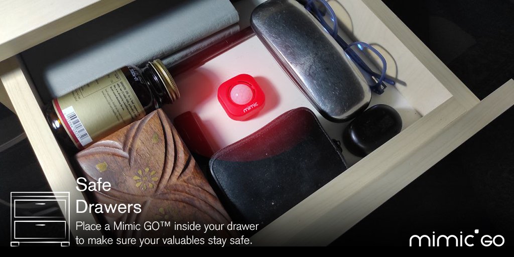 themimiq's tweet image. Place a Mimic GO™ inside your drawer to make sure all those important documents stay safe and away from the curious hands of your household members! 🛡️

#smartmimic #mimicgo #securityonthego #security #iot #smartalarmsystem #smarttracker #smarttech #portablealarm #hometech