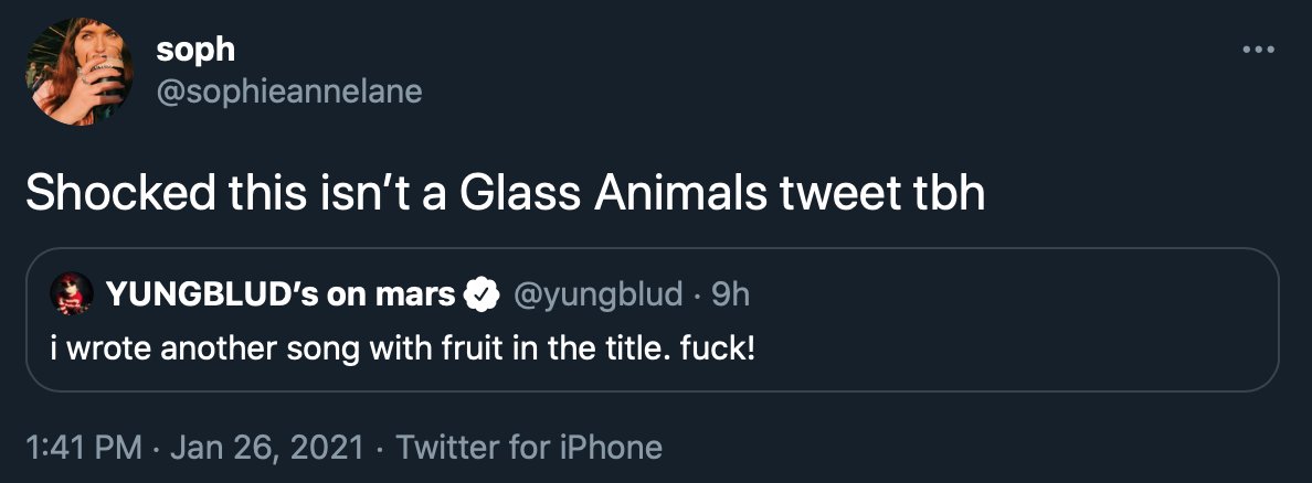 gastruggle's tweet photo. fruit personification is a common glass animal theme https://t.co/bINzpkExYn