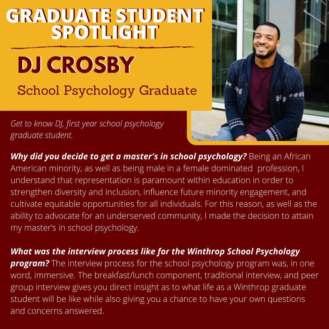 School Psychology - Winthrop University tweet media