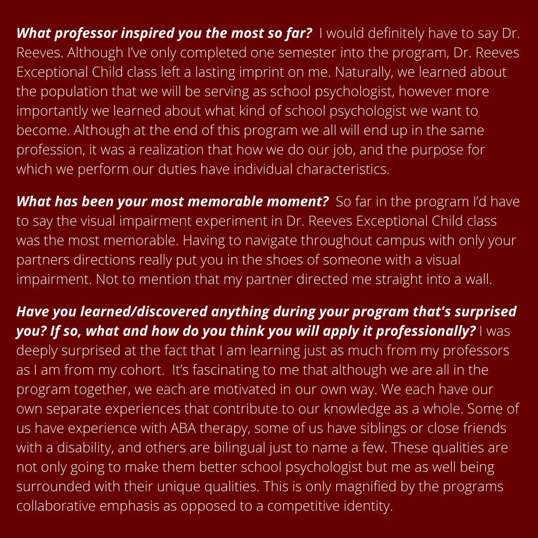 School Psychology - Winthrop University tweet media