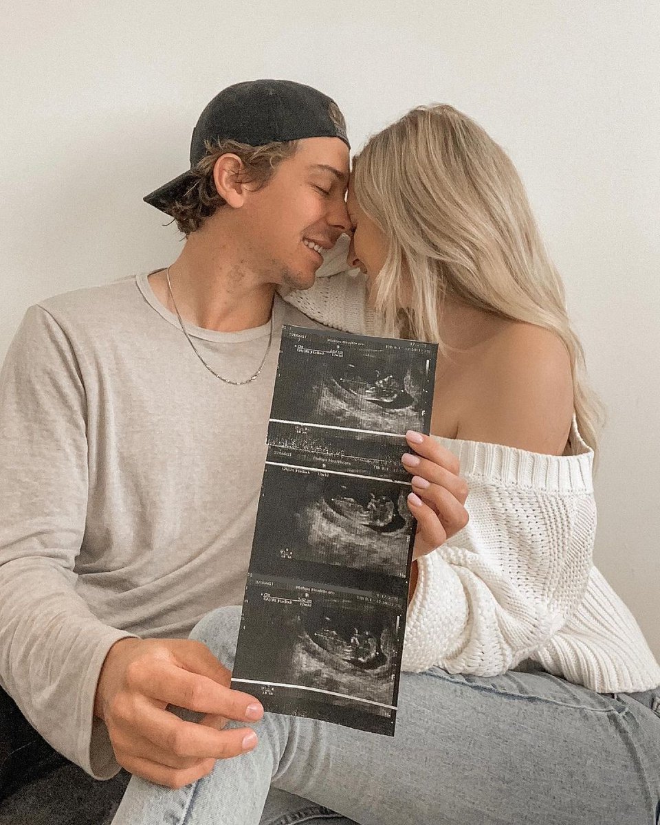 NHLPA's tweet photo. When @stromer19 and his girlfriend found out they were having a baby, it was the day the @NHLBlackhawks forward headed to the bubble. 

Their insta-famous pup Wrigley was a huge help at home in his absence, but he's been helpful for Dylan on the ice too 👉 https://t.co/wJSbCw9KSb https://t.co/Eduk0B5zUe