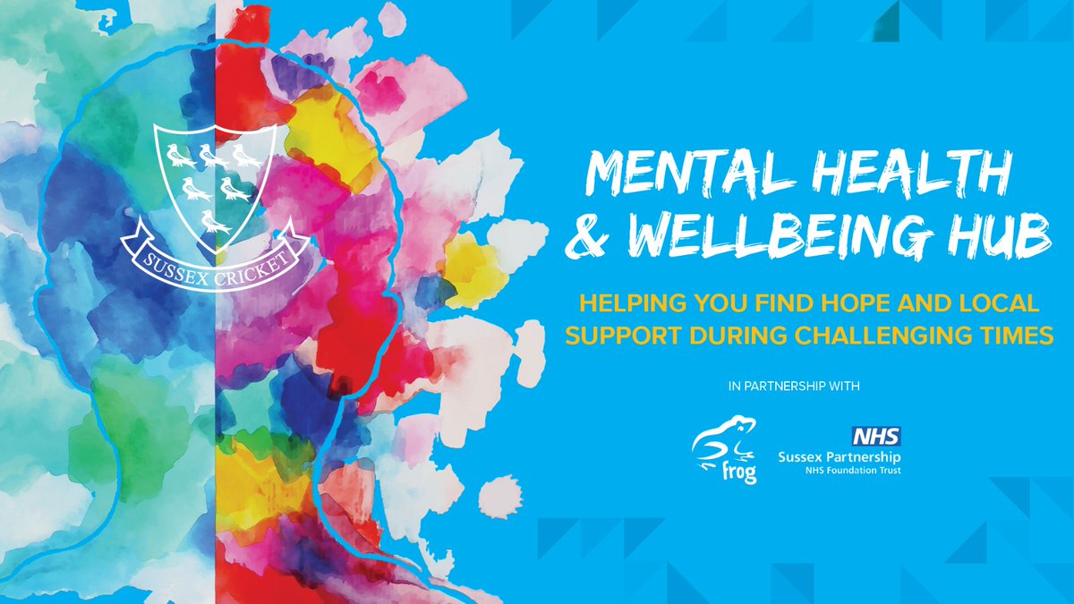 #SussexCricket is proud to present its new #mentalhealth & Wellbeing Hub, a free, online resource designed to help anyone that needs to find hope and support through the power of shared experiences. bit.ly/35H7zV5