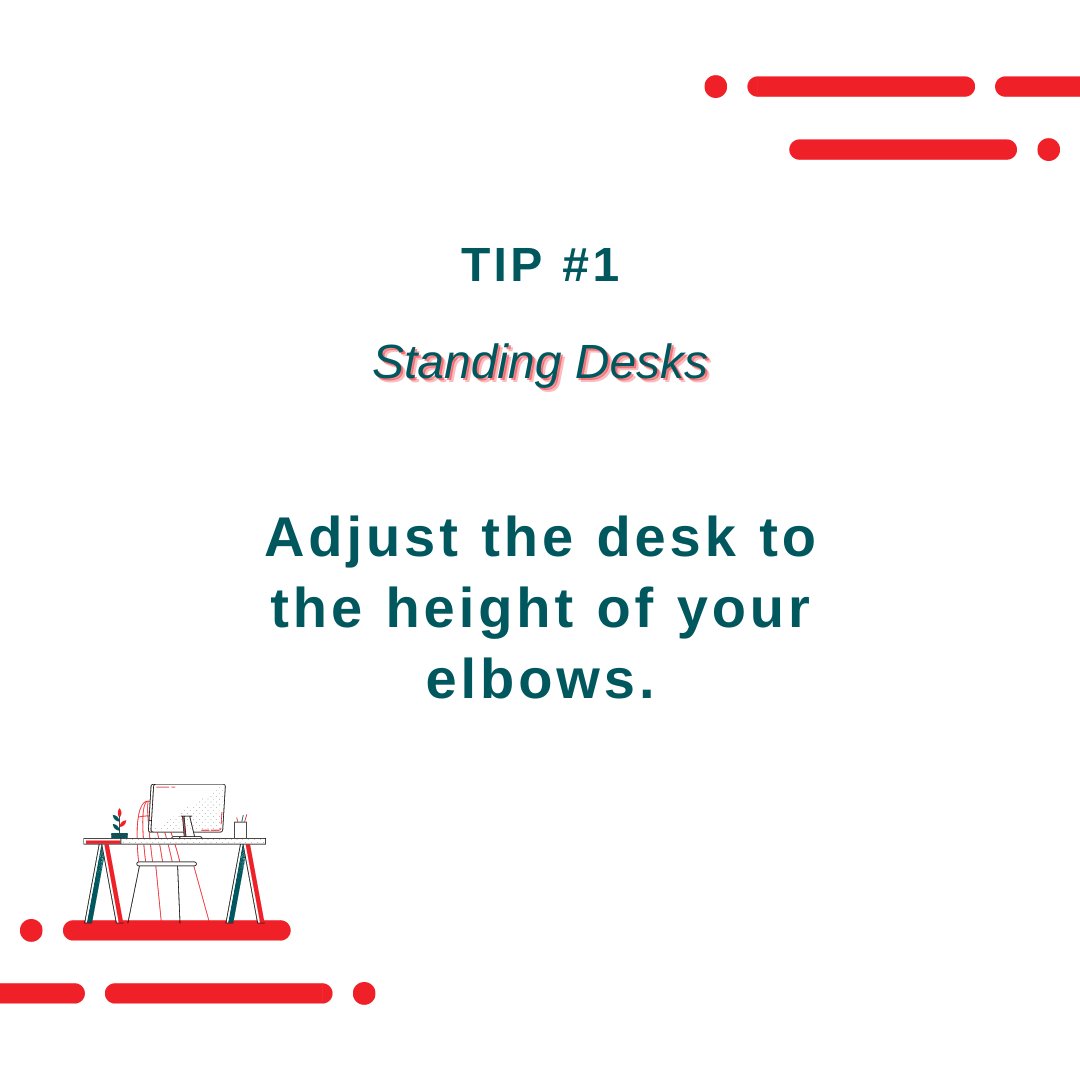 fsdesign_oc's tweet photo. It’s #TipTuesday! If you have a standing desk or are thinking about getting them in your office, here are a few tips on optimizing your energy and productivity. https://t.co/T12OvPmw70