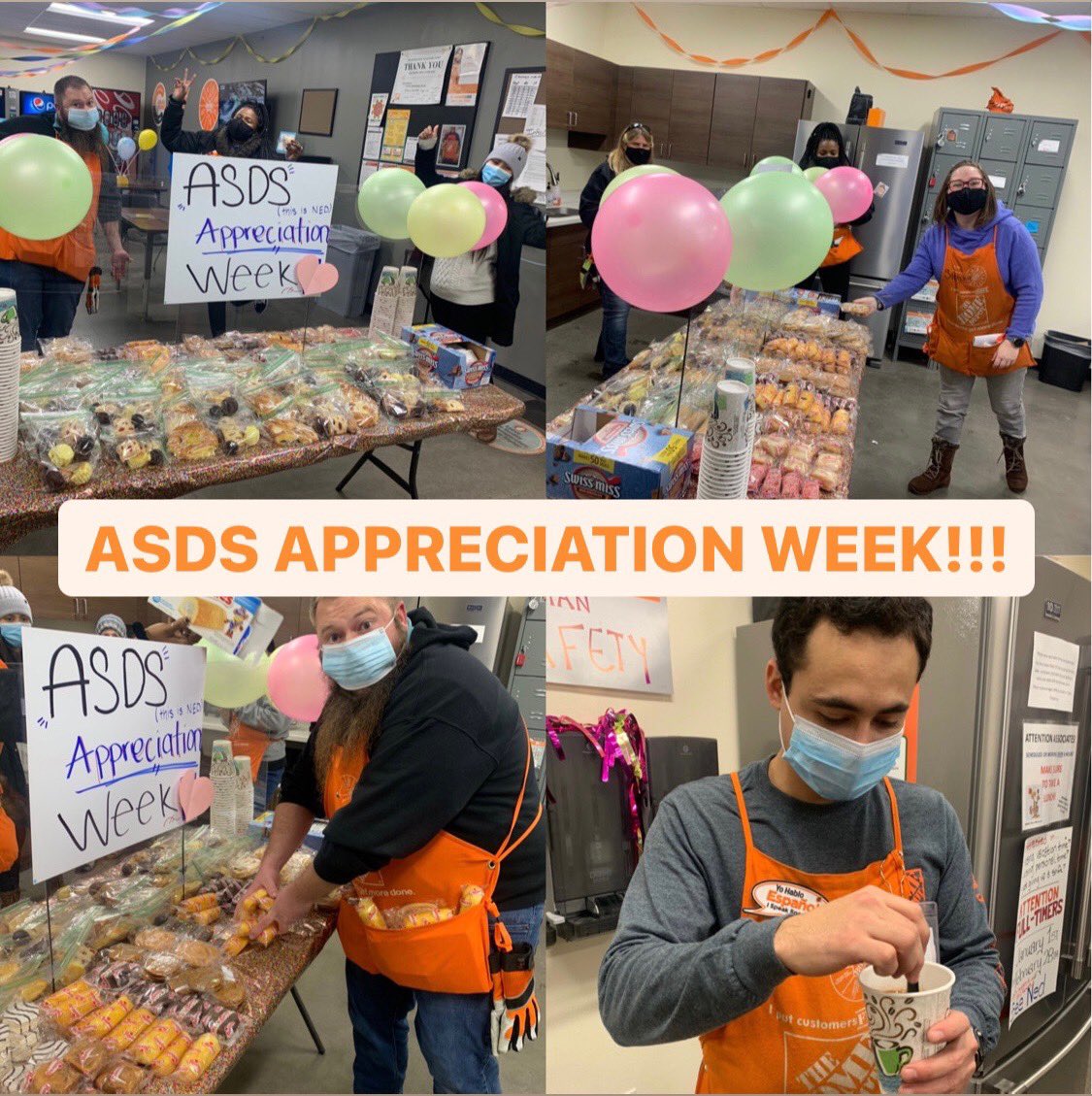 THDChris_Walker's tweet photo. ASDS Appreciation Week, the celebration continues!! A warm ☀️ Thank you to Ned for all you do for our associates!!! #dynamic18 @NagyAndrew @mdlofnwhere @LaSaundra_Holt @wtigers83 @PID18THD @TomOrrPMD https://t.co/1otltEFOAD