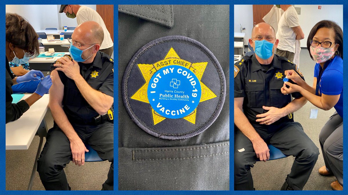 HCSO_MikeLee's tweet image. Very grateful that our @HCSOTexas personnel are receiving the #CovidVaccine.  I encourage all of our #FirstResponders to take the shots. This is one more way we can protect our community. #ThankfulTuesday