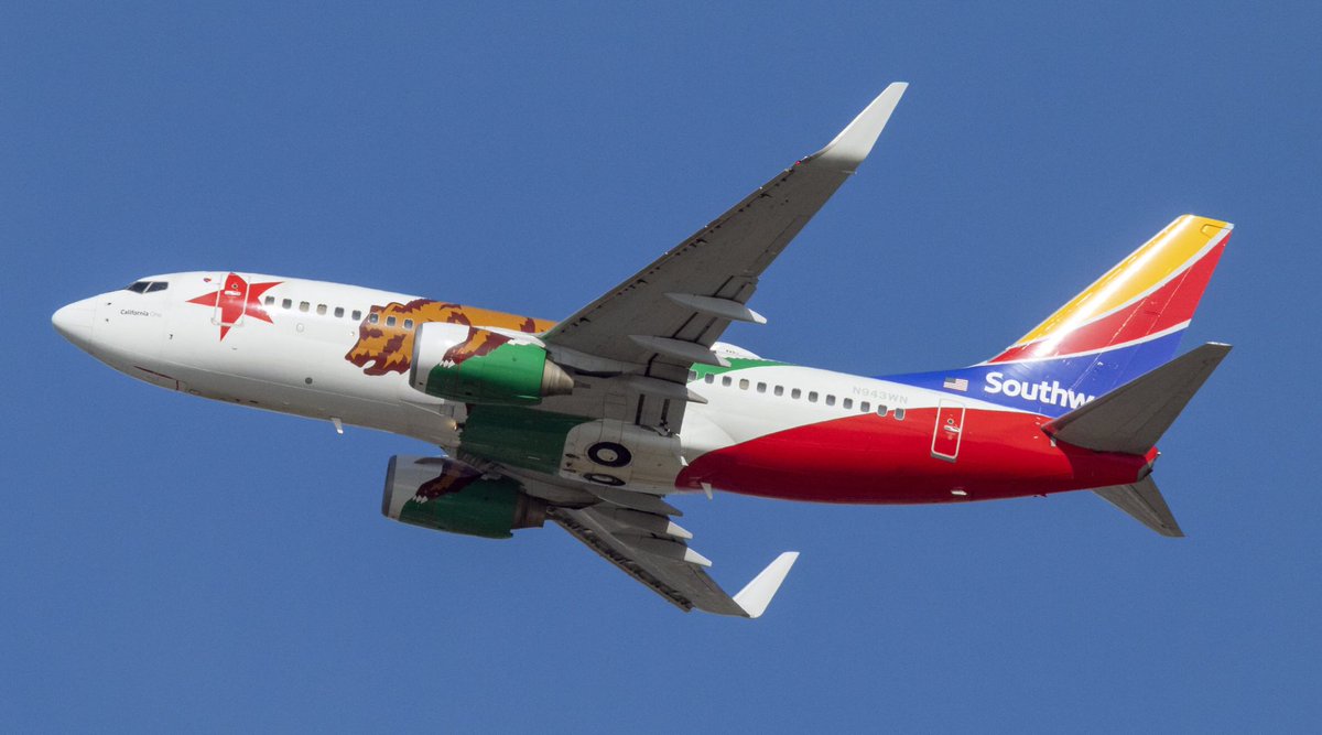 skzdalimit's tweet photo. @SouthwestAir’s “California One” departs off the Northside of @ATLairport heading to the colder climes of Cleveland. #N943WN #AVGeek #aviationphotography #KATL #SouthwestAir https://t.co/P4w0Eowjwp