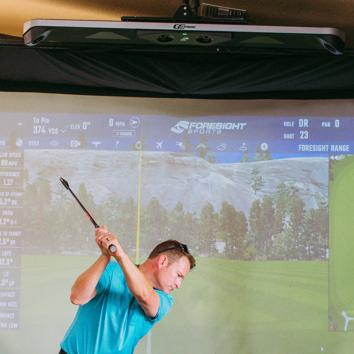 The GCHawk simulator is your eye in the sky. It allows you to hit shots with confidence that are precisely measured. Try our GCHawk simulator when you book your virtual golf session online: bookedin.com/book #golftipoftheday #golflife #Arkansasgolfcenter #arkansasgolfer