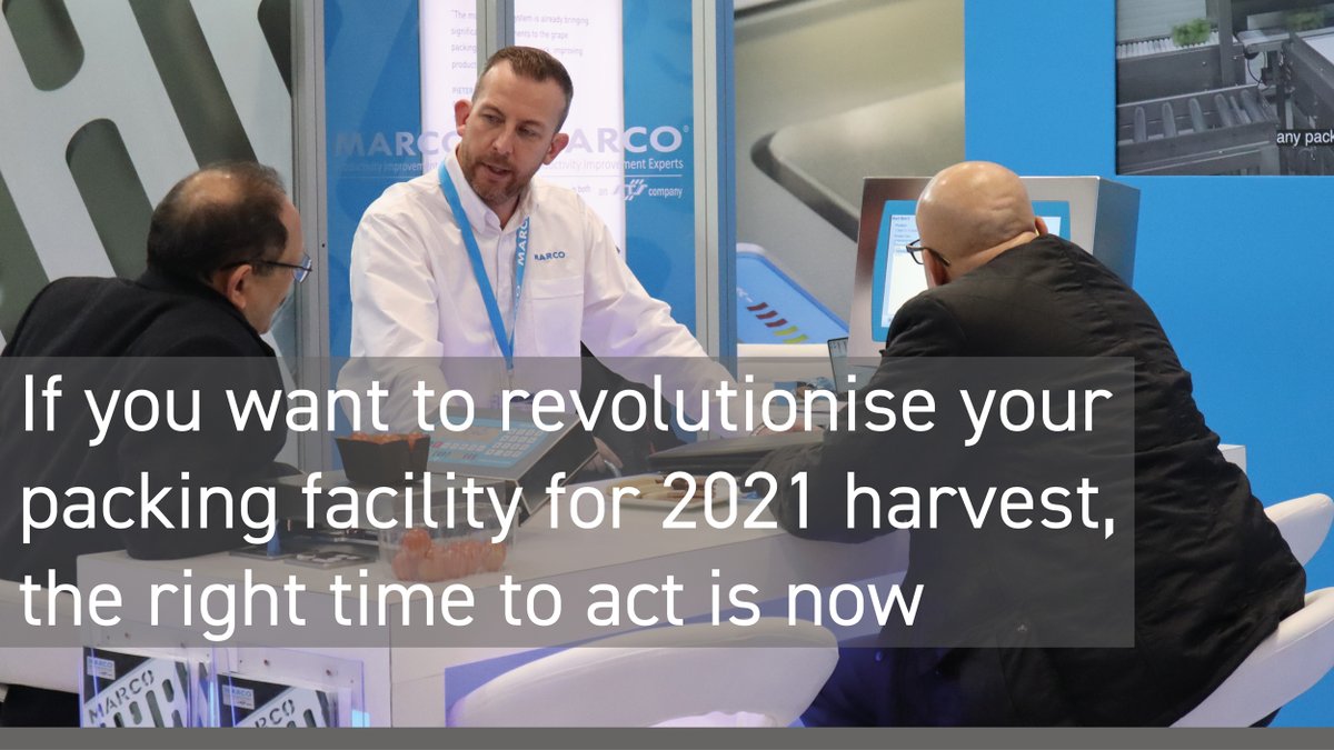 MARCO_Limited's tweet photo. Revolutionise your packing facility for the 2021 harvest, the right time act is now. Read our blog on how MARCO systems deliver increased management insight for your business. 

https://t.co/1EOz3pkN0H 

#managementinsight #2021harvest #freshproduce https://t.co/AXLfSqvhtS