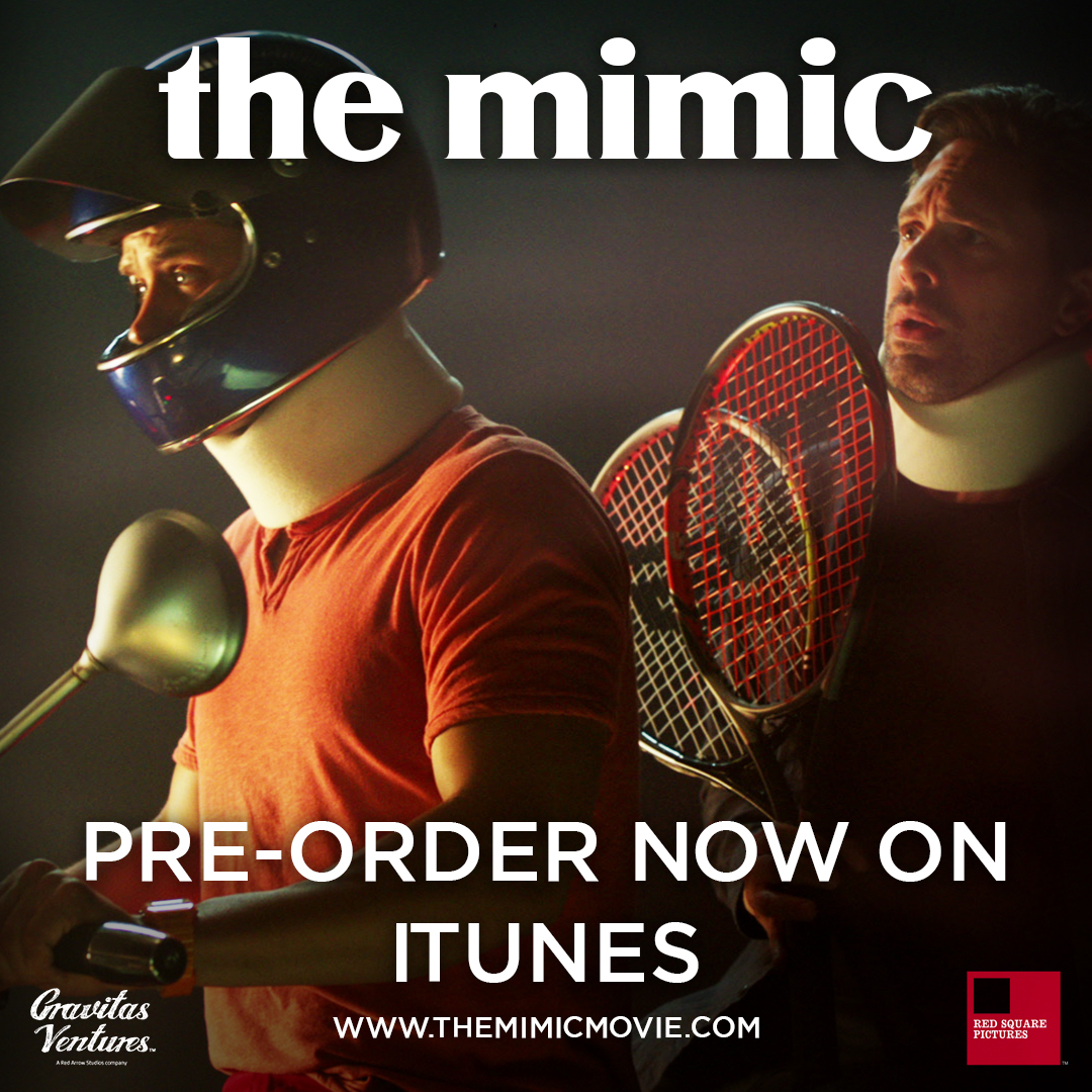 millennial_pr's tweet photo. “When the most interesting thing about somebody else is... YOU!” #THEMIMIC is heading to theaters/VOD Friday Feb 5th! Pre-order now on iTunes https://t.co/9GqbvmFStU #themimicmovie #comedy @GravitasVOD @RedSquarePics #thomassadoski #jakerobinson #sociopath https://t.co/AYEKUf4ZlY
